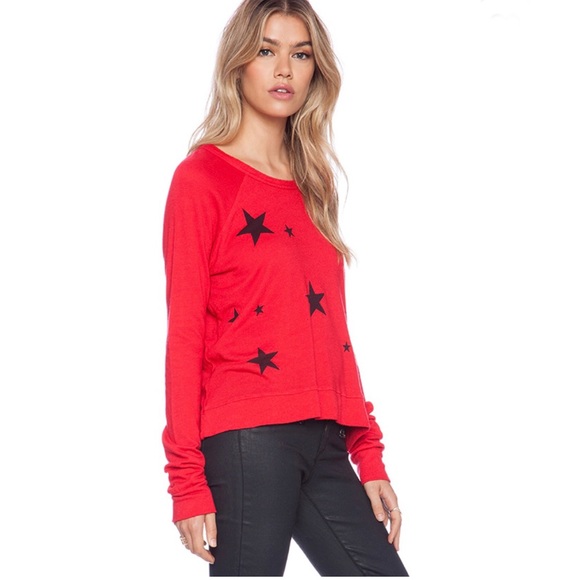 Sundry Revolve Oversized Star Sweatshirt Top XL - Picture 2 of 10